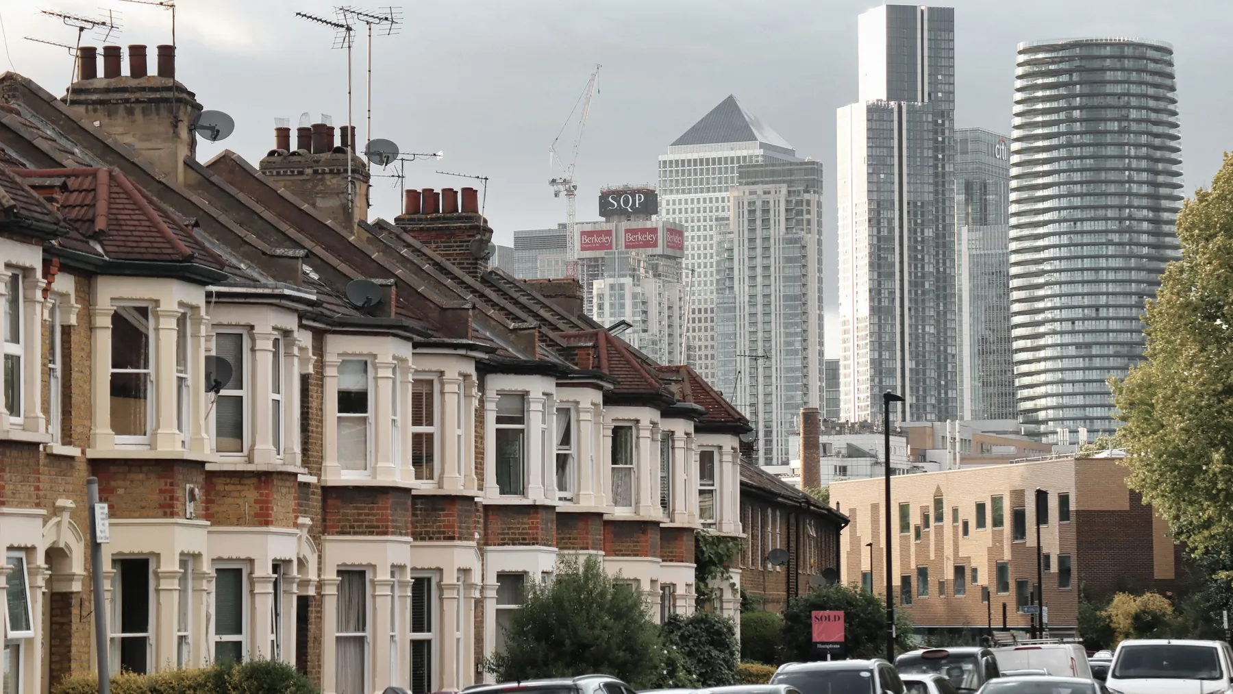 View over London rooftops